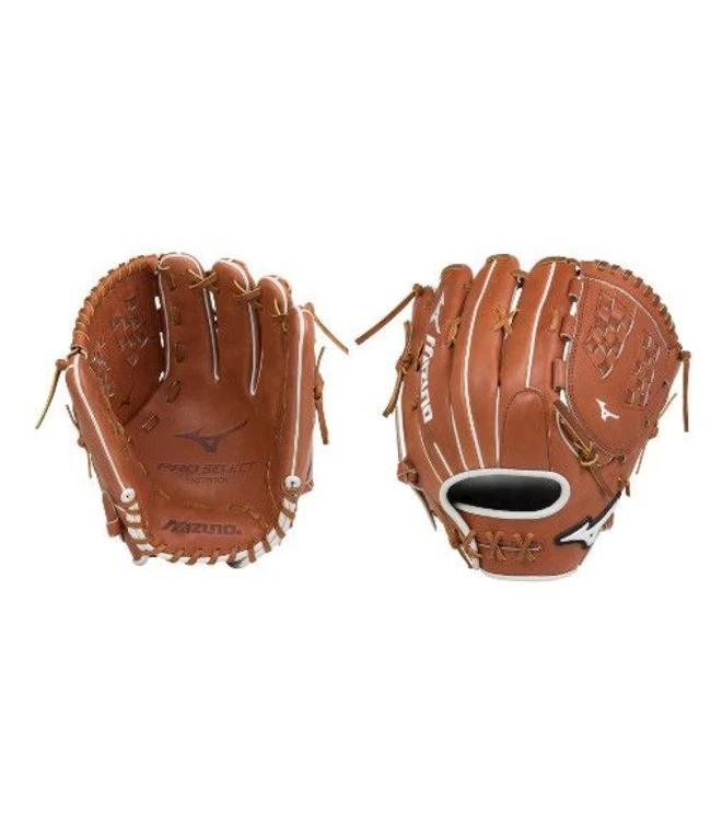 MIZUNO GPSF1250 Pro Select FP 12.5" Brown Fastpitch Glove 1 MIZUNO GPSF1250 Pro Select FP 12.5" Brown Fastpitch Glove