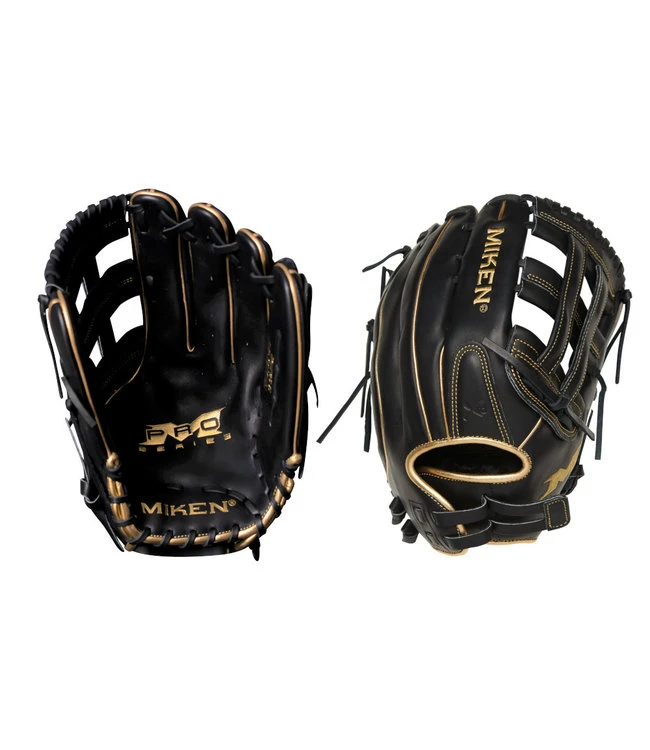 MIKEN Pro140 Pro Series Gold Edition 14" Softball Glove 2 MIKEN Pro140 Pro Series Gold Edition 14" Softball Glove - Image 2